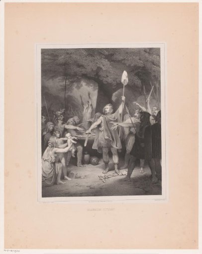 Julius Civilis swearing against the Romans