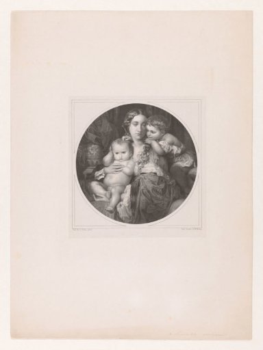 Mother with Two Children