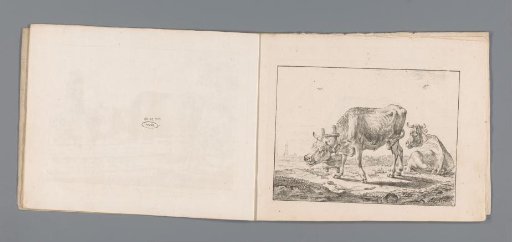 Bull with a yoke