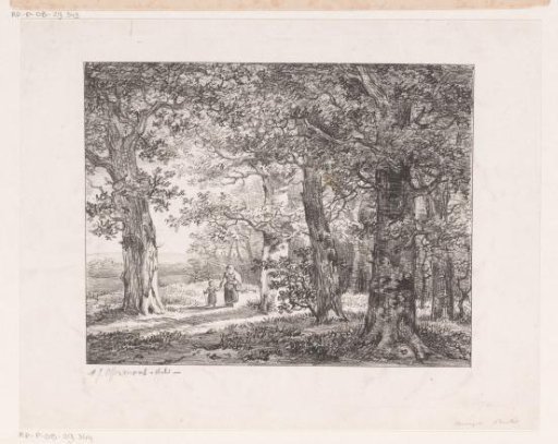Woman and Child in the Woods