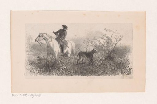 Baron von Münchhausen hunting