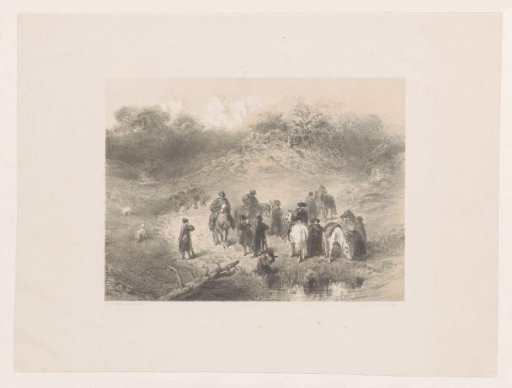 Riders in a Dune Landscape
