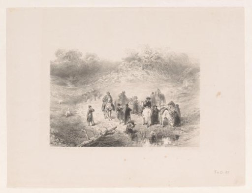 Riders in a Dune Landscape