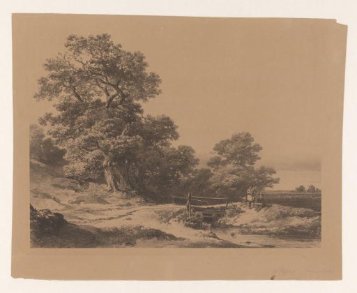 Landscape with two painters