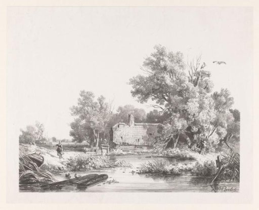 Farmhouse by the water