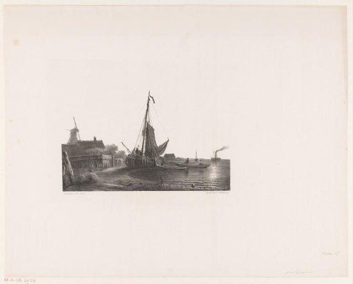 Sailing ship on dry land