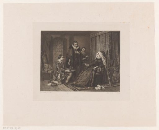 Woman refusing offered drink