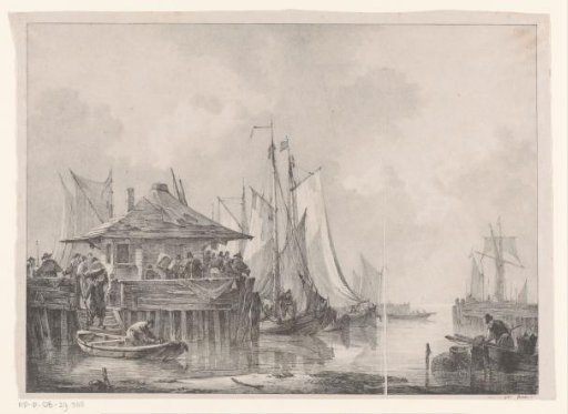 Bustle in a harbour