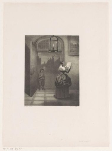 Woman Reading a Letter