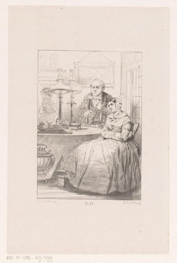 Two People at Table
