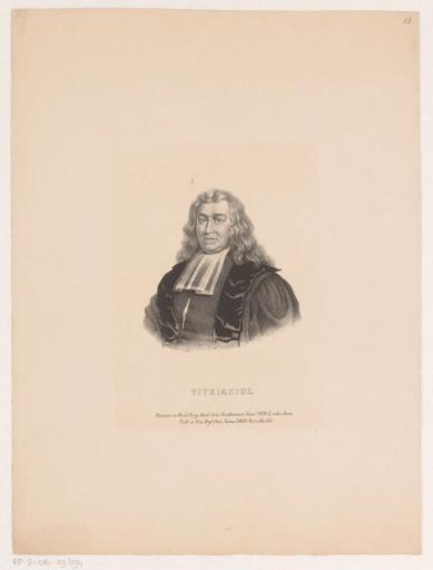 Portrait of Johannes Jacobus Vitriarius