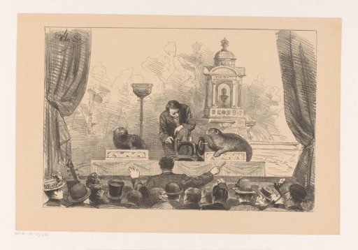 Caricature on the Palace for Industry