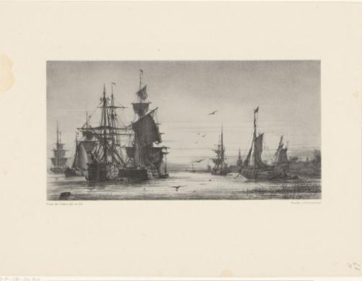 Seascape with Sailing Ships