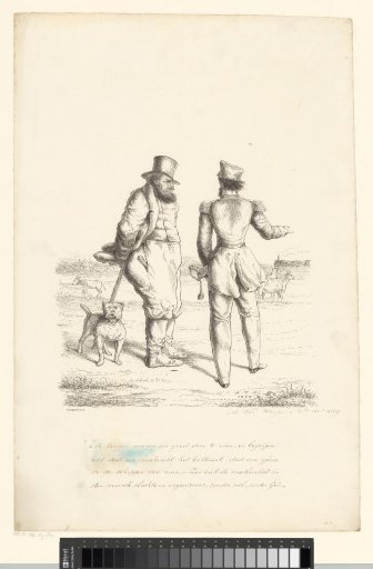 Two Men in Conversation About the Train