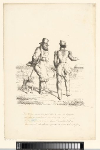 Two Men in Conversation About the Train