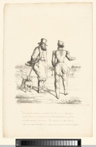 Two Men in Conversation About the Train