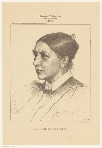 Portrait of Jeltje de Bosch Kemper