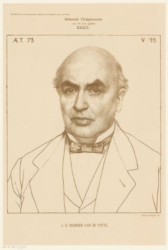 Portrait of Isaäc Dignus Fransen van de Putte
