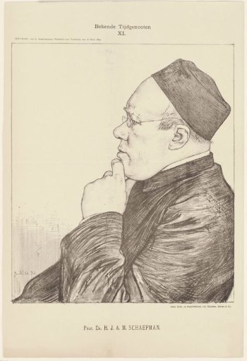 Portrait of Herman Johannes Aloysius Maria Schaepman