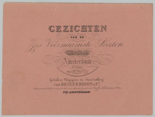 Cover with Series of Amsterdam Gates