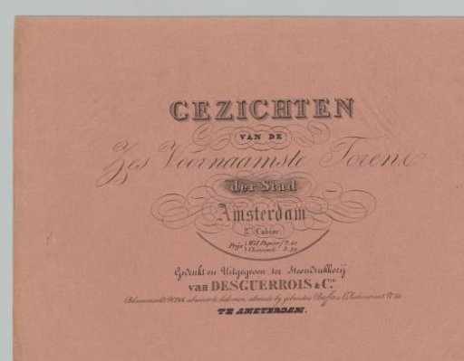 Cover with a series of Amsterdam towers