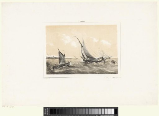 Sailing boats at sea