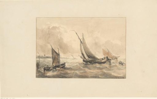 Sailing boats at sea