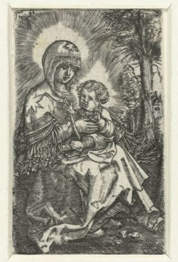 Mary with Child in a Landscape