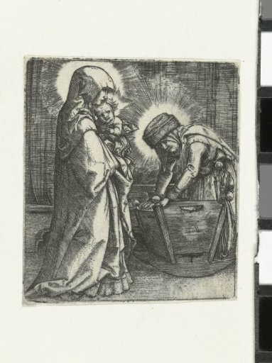 Mary with the Christ Child and Anna at a Cradle