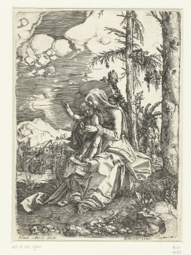 Mary with Child in a Landscape