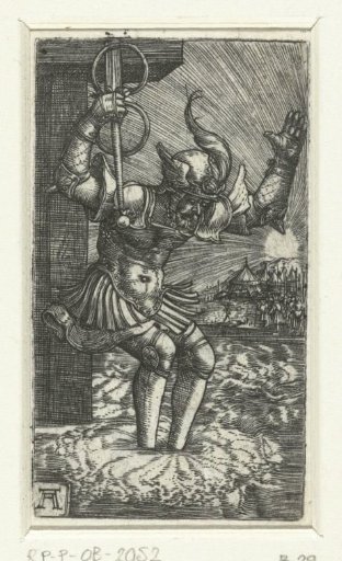 Horatius Cocles Leaping into the Tiber
