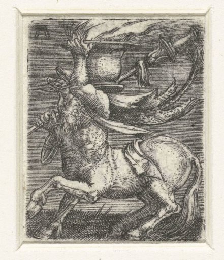 Centaur Carrying a Pot with Fire