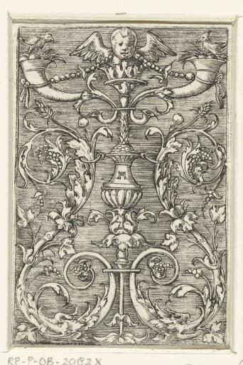 Candelabrum with a cherub