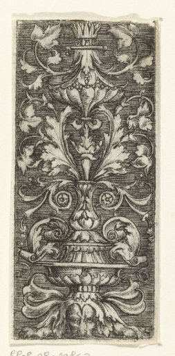 Candelabrum with leafy scrolls