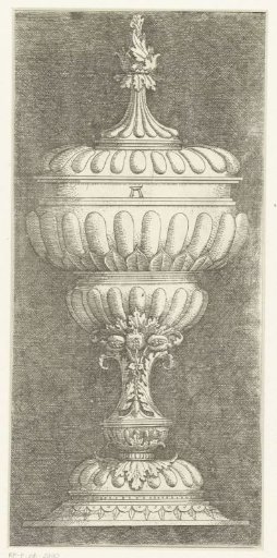 Cup with three small pomegranates