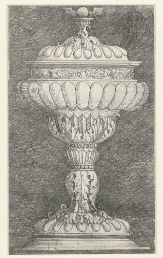 Cup with a winged ball