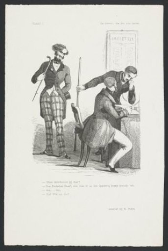 Man Introducing a Polish Count at the Society