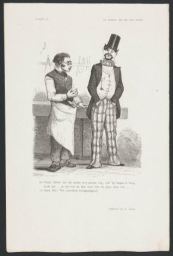 Father Disapproves of His Son's Parisian Moustache