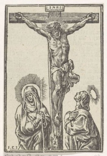 Christ on the Cross with Mary and John