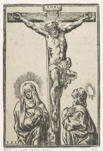 Christ on the Cross with Mary and John