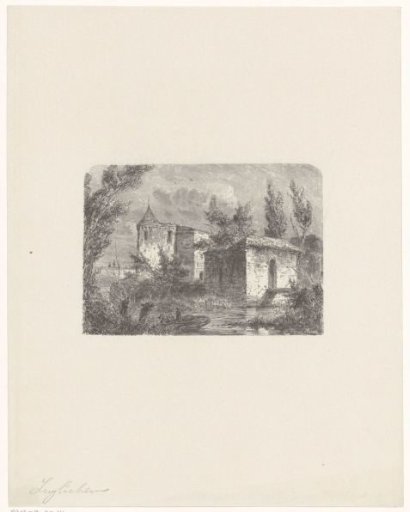 River Landscape with a Castle