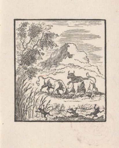 Illustration of a Story from Aesop's Fables