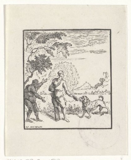 Illustration of a Story from Aesop's Fables