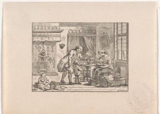 Interior with a Family