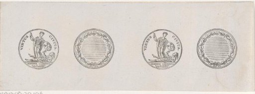 Medal with the quelling of the riot in Leiden in June 1784