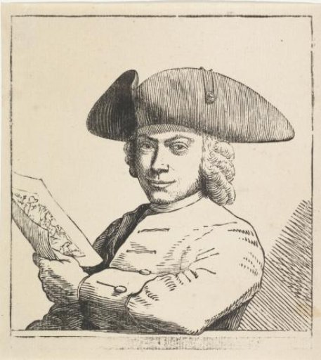 Self-portrait of Cornelis van Noorde