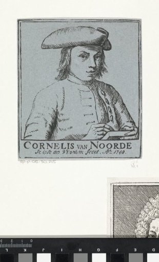 Self-portrait of Cornelis van Noorde