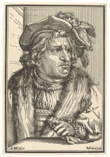 Man with a plumed hat