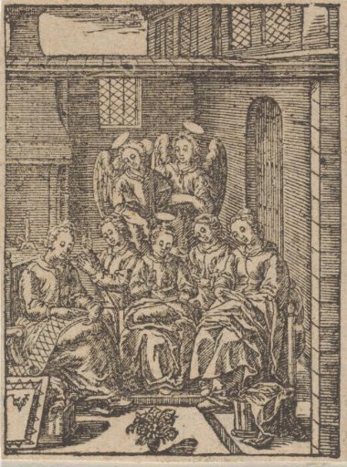 The Christ Child among Women Embroidering