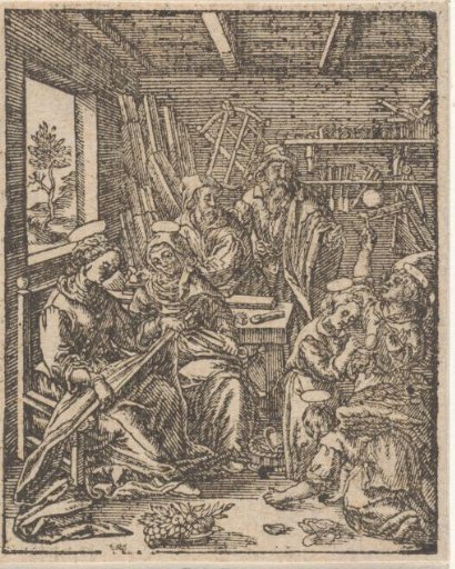 The Christ Child Blowing Soap Bubbles